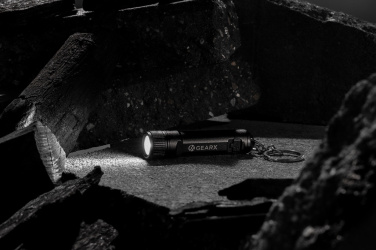 Logo trade promotional item photo of: Gear X rechargeable ultra bright keychain torch