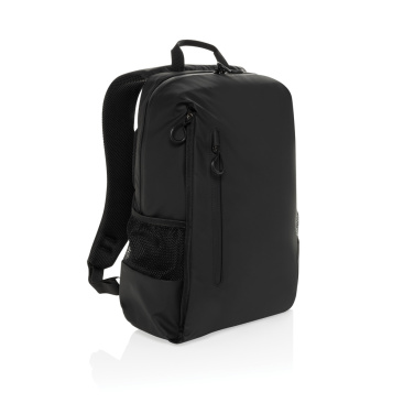 Logotrade business gift image of: Lima Aware™ RPET water resistant 15.6 laptop backpack