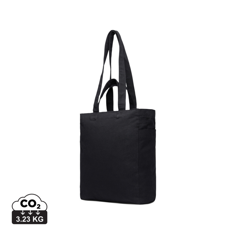 Logotrade promotional merchandise photo of: VINGA Hilo AWARE™ recycled canvas zip tote