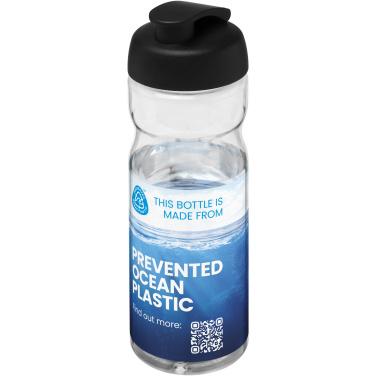 Logo trade promotional items image of: H2O Active® Eco Base 650 ml flip lid sport bottle