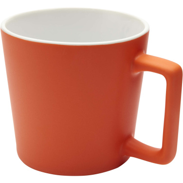 Logo trade advertising product photo of: Cali 370 ml ceramic mug with matt finish