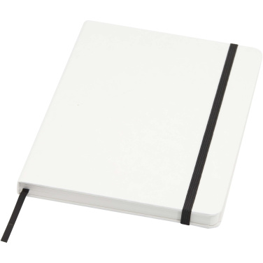 Logo trade promotional merchandise photo of: Holm A5 stone paper hard cover notebook with lined pages
