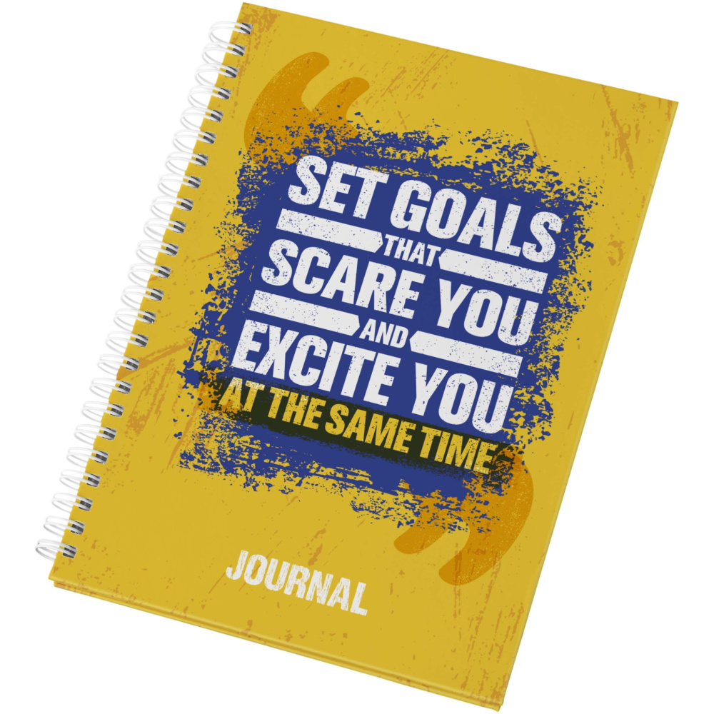 Logotrade promotional item picture of: Desk-Mate® A5 hard cover journal
