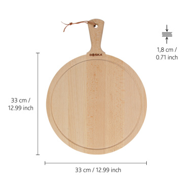 Logo trade promotional gifts picture of: BOSKA Serving Board Round Amigo L