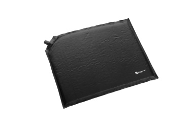 Logo trade promotional giveaways picture of: Inflatable cushion ANTERO Schwarzwolf