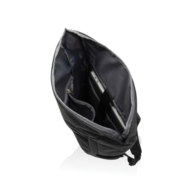 Logo trade promotional merchandise picture of: Swiss Peak Aware™ RPET Leonard 15.6 inch laptop backpack