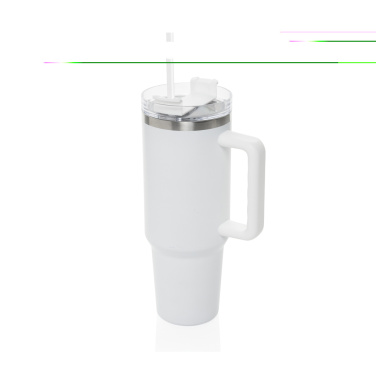 Logo trade promotional gifts picture of: Stadley RCS recycled steel tumbler 1200ML