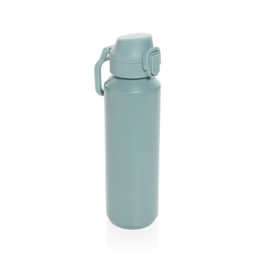 Logo trade promotional merchandise photo of: Via RCS Re-steel lockable sport bottle 600ML