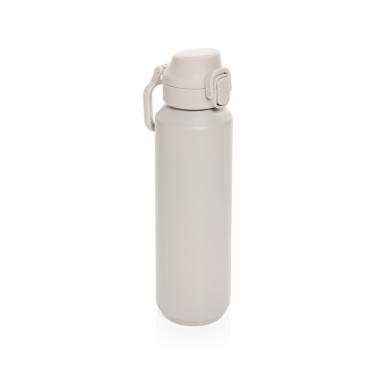 Logotrade advertising product picture of: Via RCS Re-steel lockable sport bottle 600ML