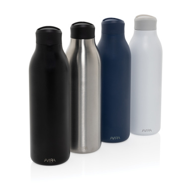 Logo trade promotional gifts image of: Avira Alok RCS re-steel 360 waterbottle 600ML