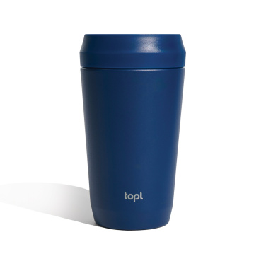 Logo trade promotional giveaways image of: Topl Recycled Steel To Go Tumbler Patented 360 Lid 354ml