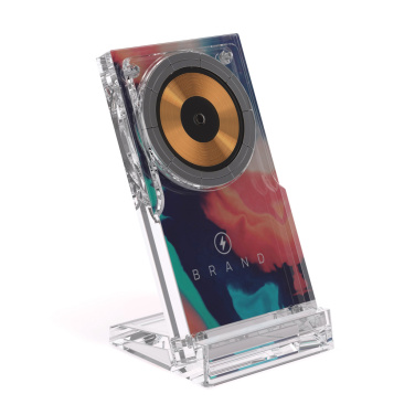 Logo trade business gift photo of: Magcharge 15W magnetic wireless charging stand
