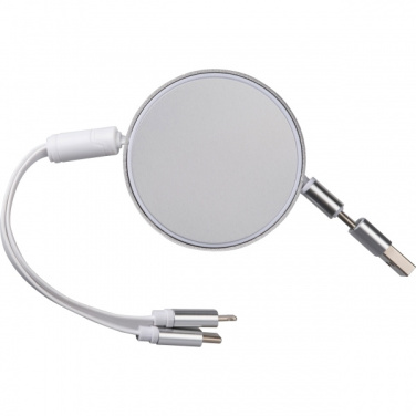 Logo trade promotional gifts picture of: Charging cable made from recycled aluminum Ostend