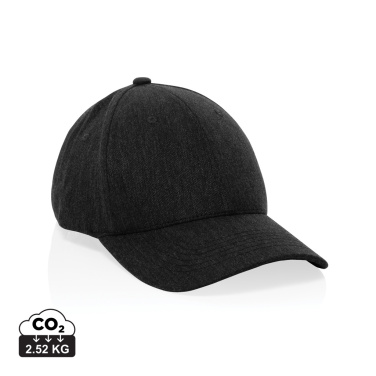 Logotrade business gift image of: Milo AWARE™ recycled heather 6 panel cap 200gr
