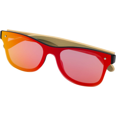 Logotrade corporate gift picture of: Tan sunglasses with bamboo temples