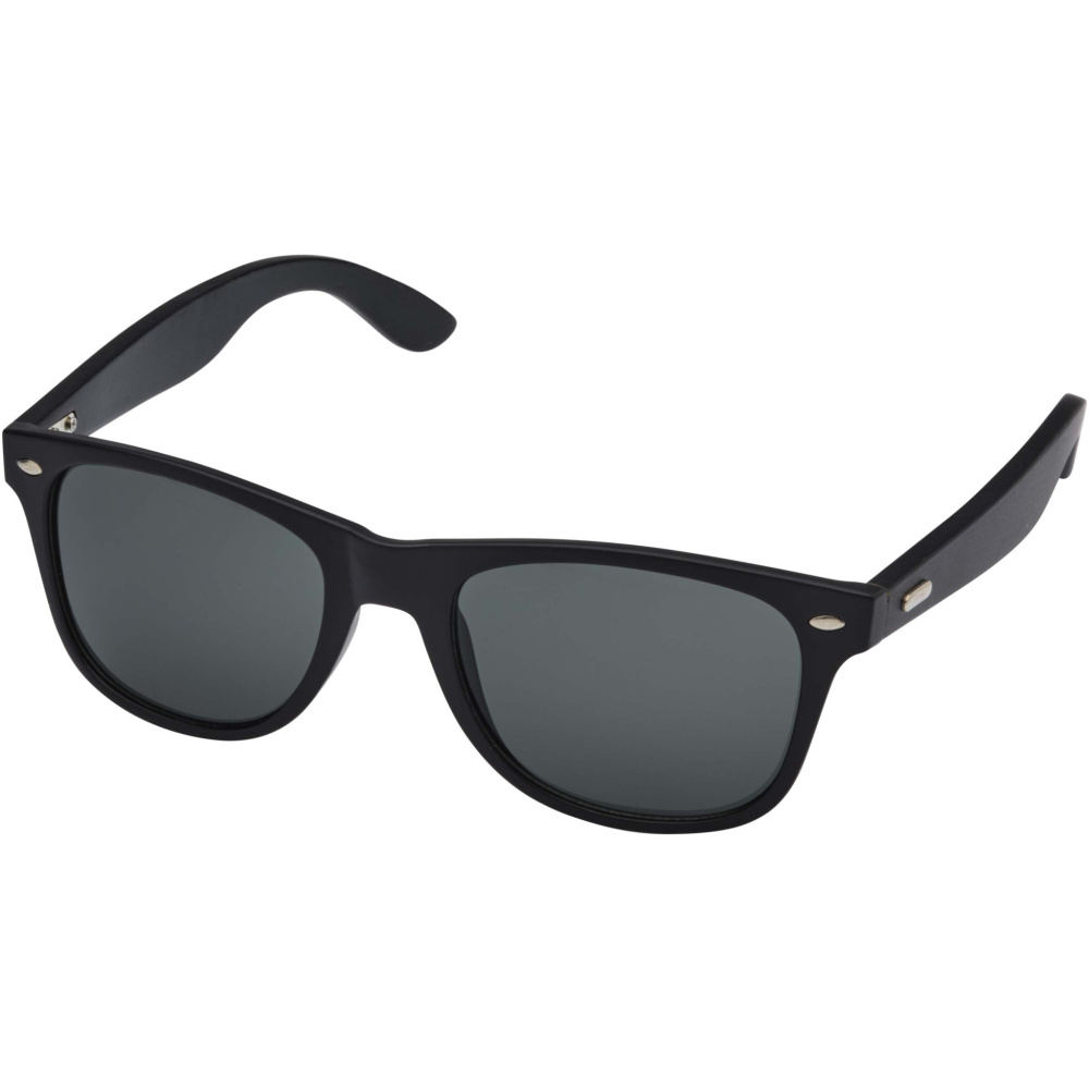 Logotrade advertising product image of: Arlo bamboo sunglasses with black coating