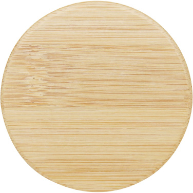 Logo trade promotional giveaways image of: Lustre bamboo mirror