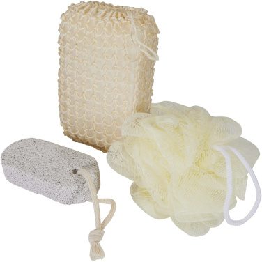 Logo trade promotional gifts image of: Harmony 3-piece bath accessories set