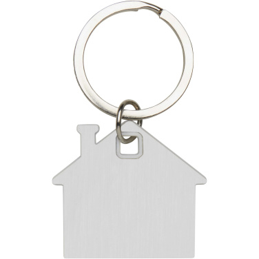 Logotrade advertising product image of: Nook house-shaped keychain