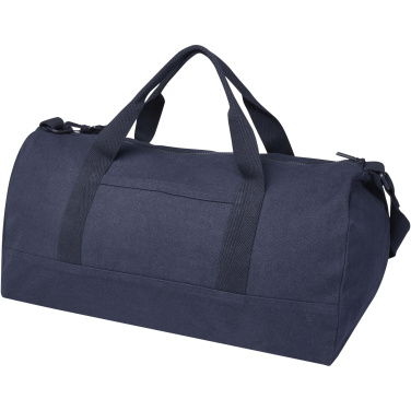 Logo trade corporate gifts image of: Porter 500 g/m² Aware™ recycled duffel bag 50L
