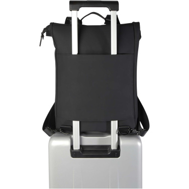 Logotrade corporate gift image of: Turner 15.6" GRS recycled roll-top laptop backpack 12L