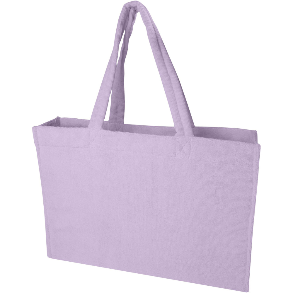 Logotrade business gifts photo of: Siam GRS recycled terry beach tote bag 13L