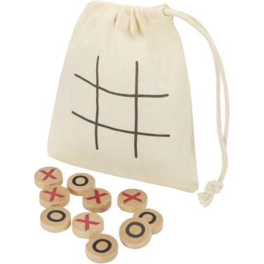 Logo trade corporate gifts image of: Whorl wooden tic, tac, toe game
