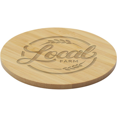 Logo trade promotional merchandise photo of: Cha bamboo coaster