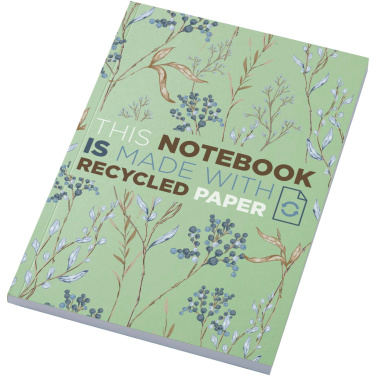 Logo trade promotional product photo of: Novella Austen A5 recycled soft cover notebook - 100 sheets