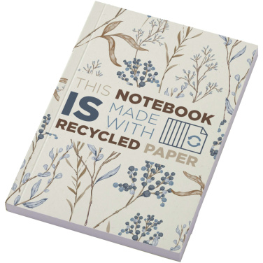 Logotrade promotional giveaway image of: Novella Austen A6 recycled soft cover notebook - 100 sheets