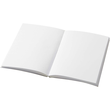 Logo trade promotional giveaways image of: Novella Austen A6 recycled soft cover kraft notebook - 100 sheets