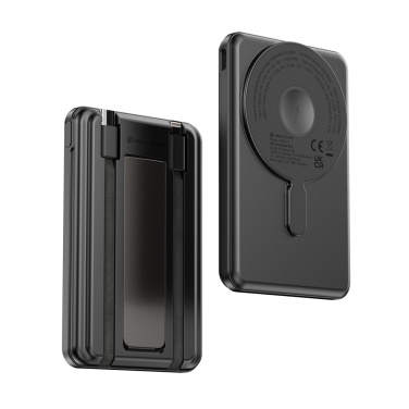 Logotrade promotional merchandise image of: Urban Vitamin Redwood 5in1 5000mah 20W PD magnetic powerbank