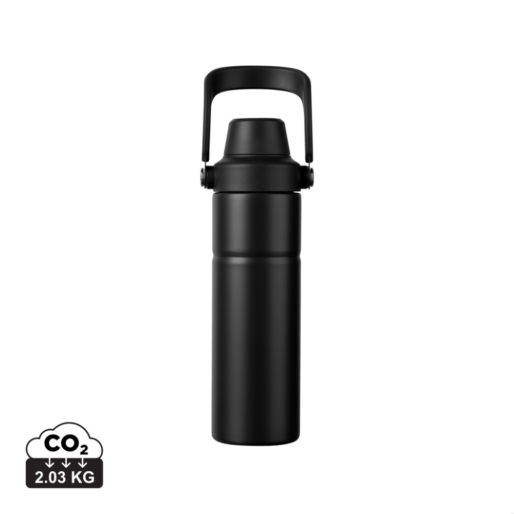 Logo trade advertising products picture of: Baltimore trek RCS recycled SS bottle 600 ML