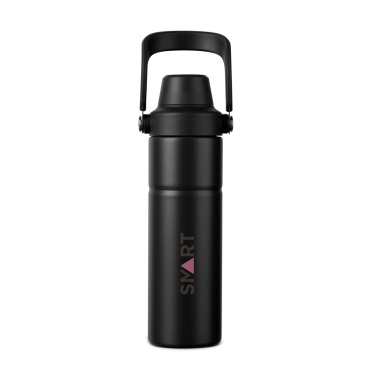 Logo trade corporate gift photo of: Baltimore trek RCS recycled SS bottle 600 ML