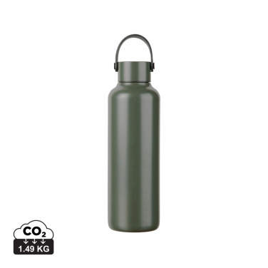 Logo trade corporate gift photo of: Baltimore RCS recycled SS bottle 600 ML