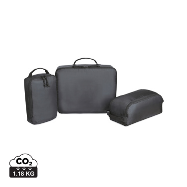 Logo trade promotional gift photo of: Renew AWARE™ rPET 3 Piece Packing Cube Set