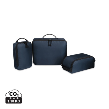 Logo trade promotional merchandise picture of: Renew AWARE™ rPET 3 Piece Packing Cube Set