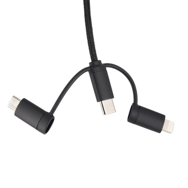 Logo trade promotional items picture of: Cable 4in1 with illuminated logo - LH-ZM02