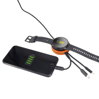 Logotrade advertising products photo of: Big cable 4in1 with illuminated logo - i5w