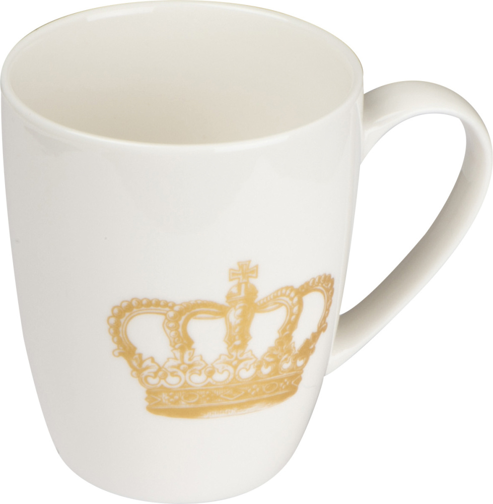 Logotrade promotional giveaway image of: Mug with crown print 300 ml