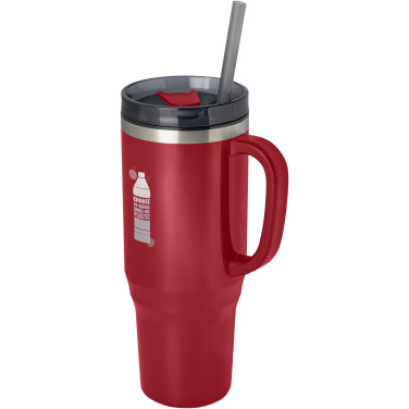 Logo trade promotional giveaways picture of: Melbourne 1200 ml RCS certified insulated tumbler with straw