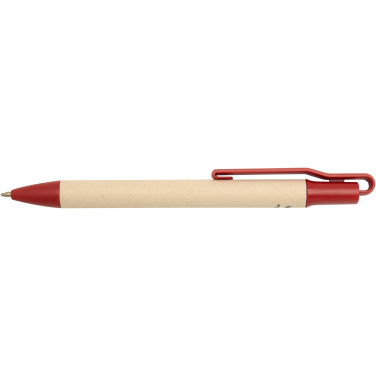 Logo trade promotional gifts image of: Liliana sugarcane paper ballpoint pen (blue ink)
