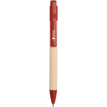 Logotrade promotional gift image of: Liliana sugarcane paper ballpoint pen (blue ink)
