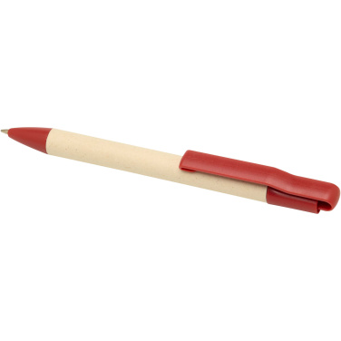 Logotrade promotional merchandise picture of: Liliana sugarcane paper ballpoint pen (blue ink)