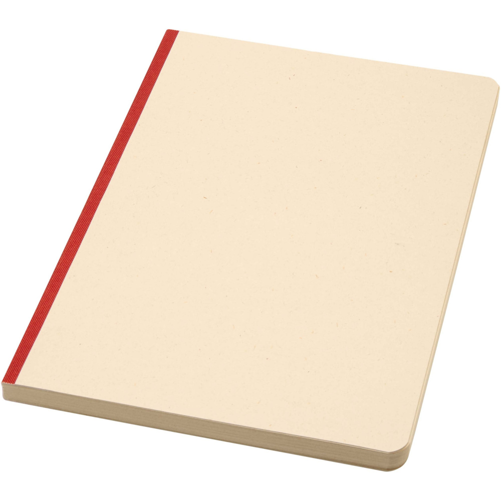 Logotrade corporate gift image of: Liliana A5 sugarcane and RPET soft cover notebook