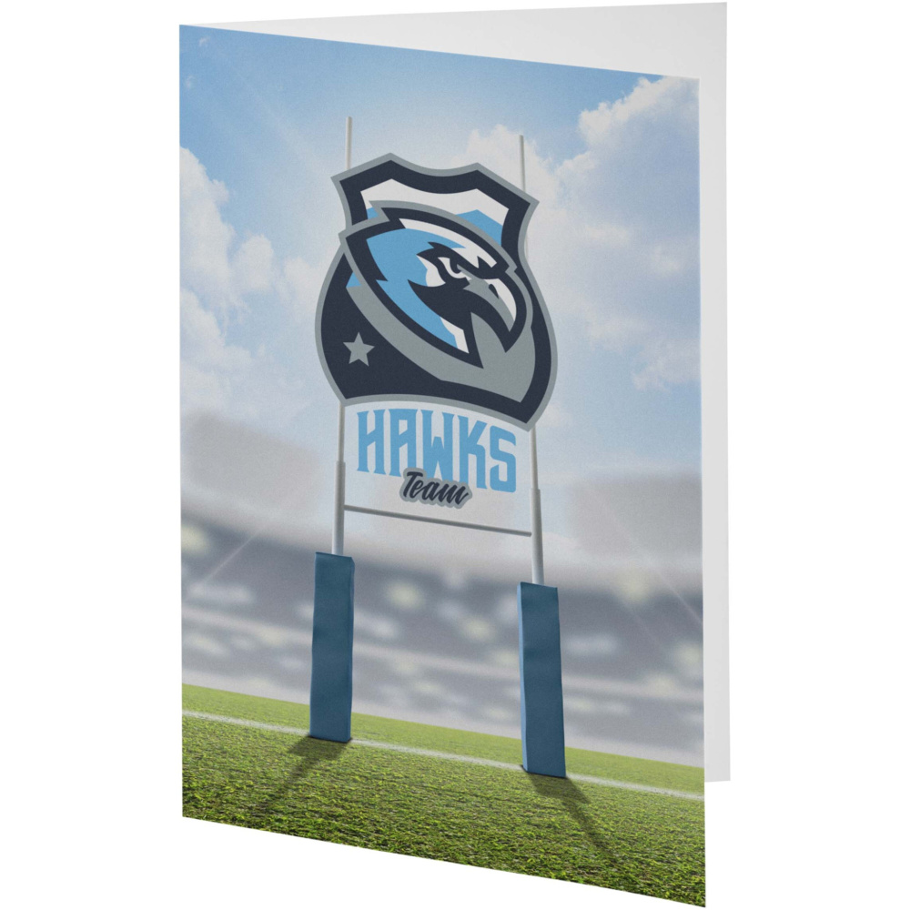 Logo trade promotional giveaway photo of: Herald A5 greeting card