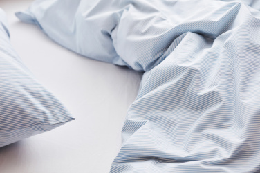 Logo trade promotional giveaways image of: VINGA Montgomery premium cotton bed linen, 4 pcs set