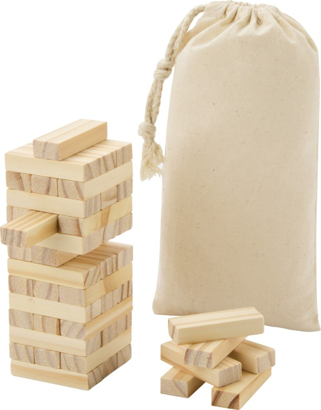 Logotrade promotional product image of: Jumble wooden toppling tower game