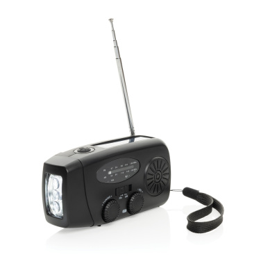 Logotrade promotional gifts photo of: RescueWave RCS recycled plastic emergency radio
