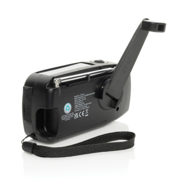 Logo trade promotional items image of: RescueWave RCS recycled plastic emergency radio